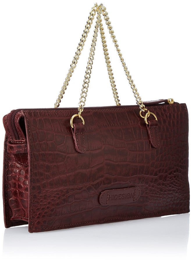 هاي ديزاين حقيبة يد جلدية من هايدساين - حمراء - Image 2